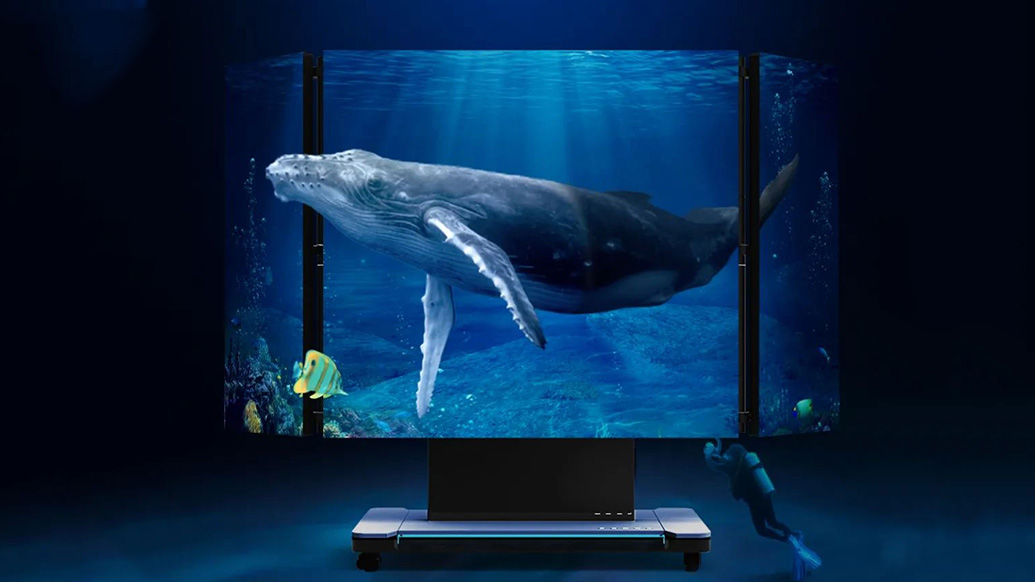  一图读懂非凡国际135"起落折叠一体机